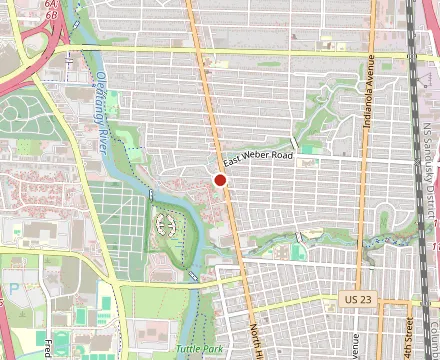 Map showing Lavash Cafe