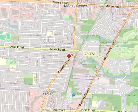 Map showing Terita's Pizza