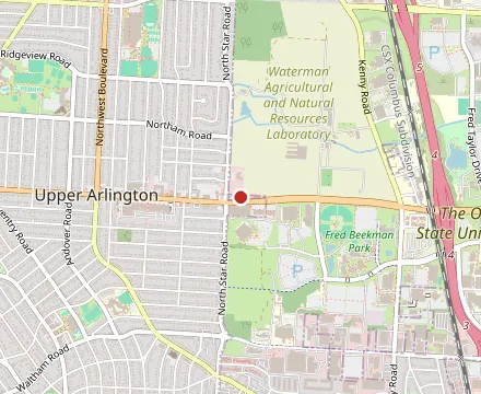 Map showing Tommy's Pizza