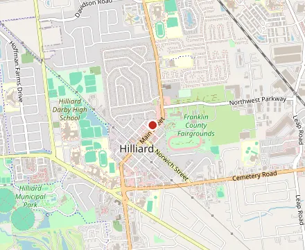 Map showing Starliner Diner