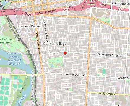 Map showing Barcelona Restaurant and Bar