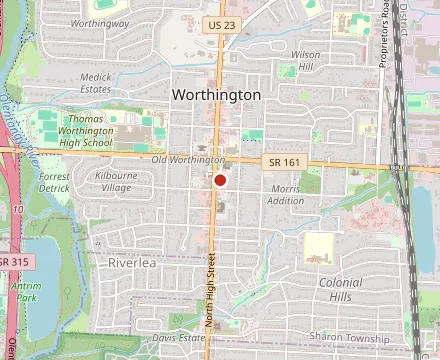 Map showing The Whitney House