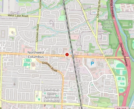 Map showing The Refectory Restaurant