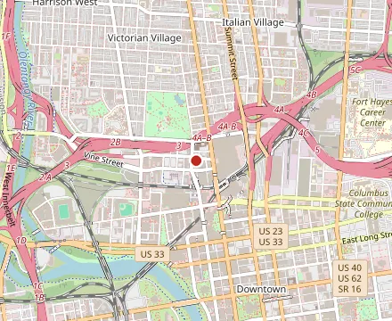 Map showing Dos Hermanos