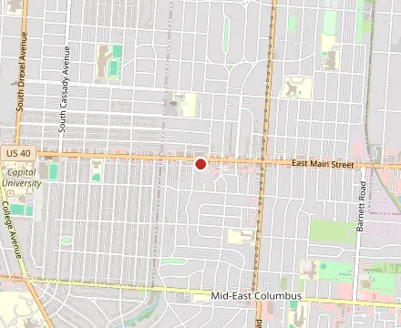 Map showing The Top Steak House
